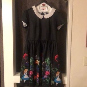 Torrid Alice in Wonderland White Collar Dress